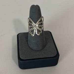Butterfly ring for women, 925 silver made in Mexico size 8.5